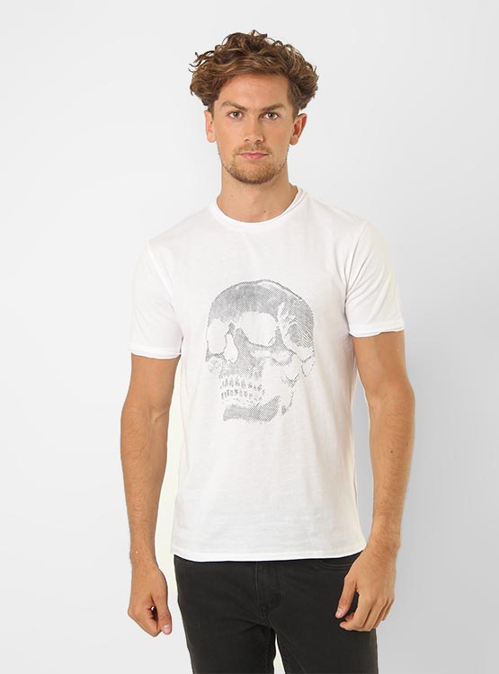 POLERA MANGA CORTA CUELLO REDONDO CALAVERA MARQUIS