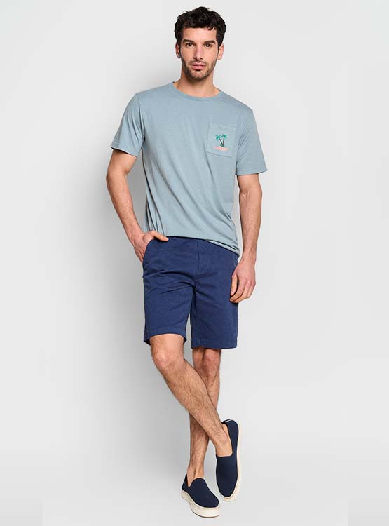 POLERA MANGA CORTA HOMBRE MARQUIS NAVIDI - 4