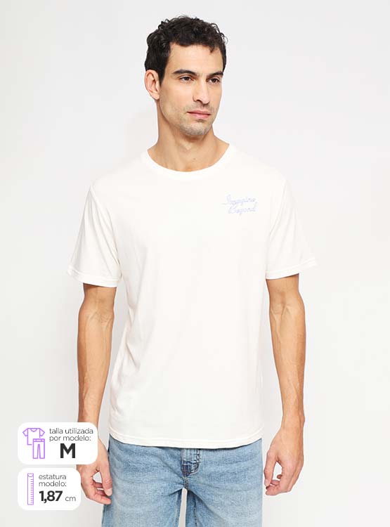 POLERA MARQUIS MANGA CORTA LAVADA