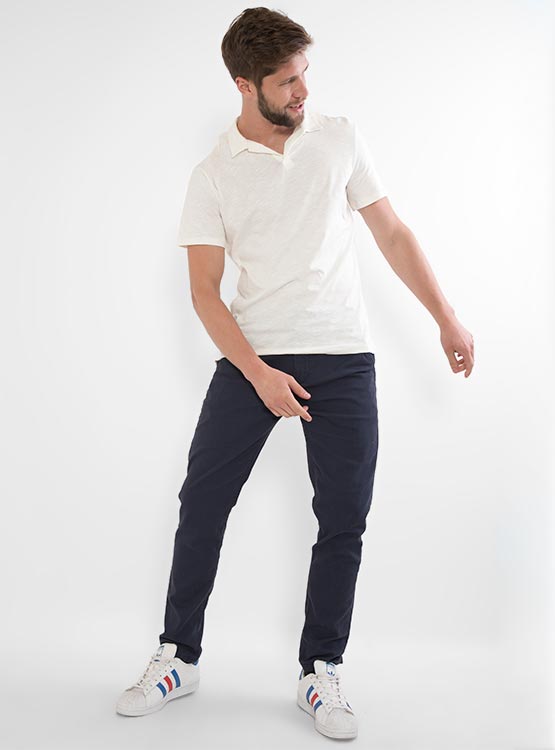 PANTALÓN SLIM HOMBRE INDEX LISO - 3