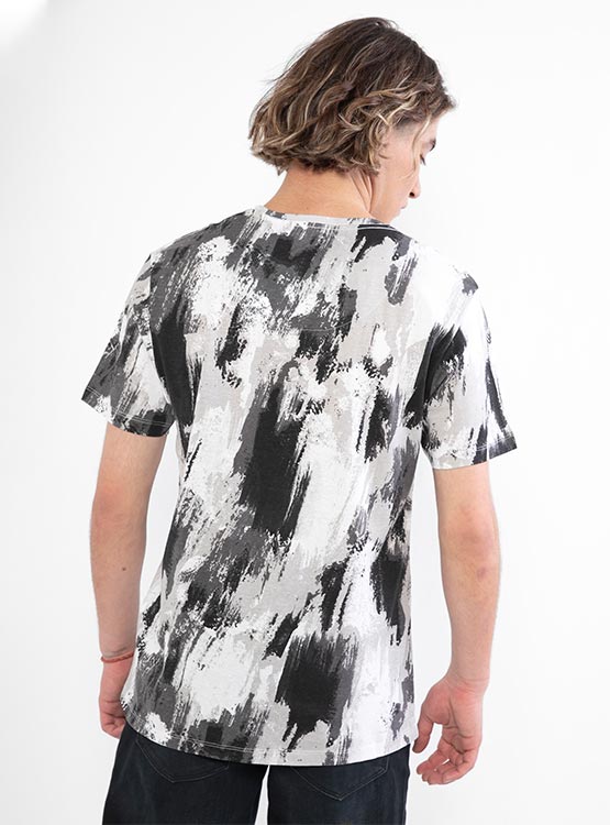 POLERA INDEX PRINT CUELLO REDONDO MANGA CORTA - 2