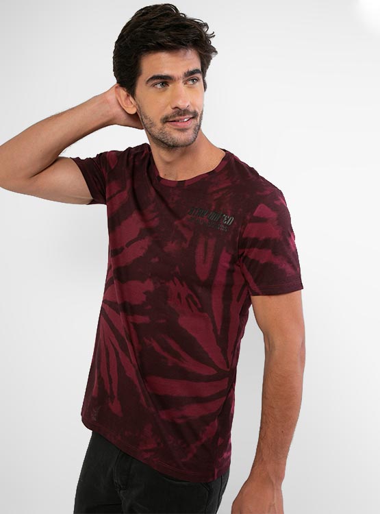 POLERA INDEX PRINT CUELLO REDONDO MANGA CORTA - 3