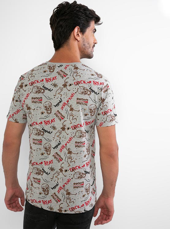 POLERA INDEX FULL PRINT CUELLO REDONDO MANGA CORTA - 2