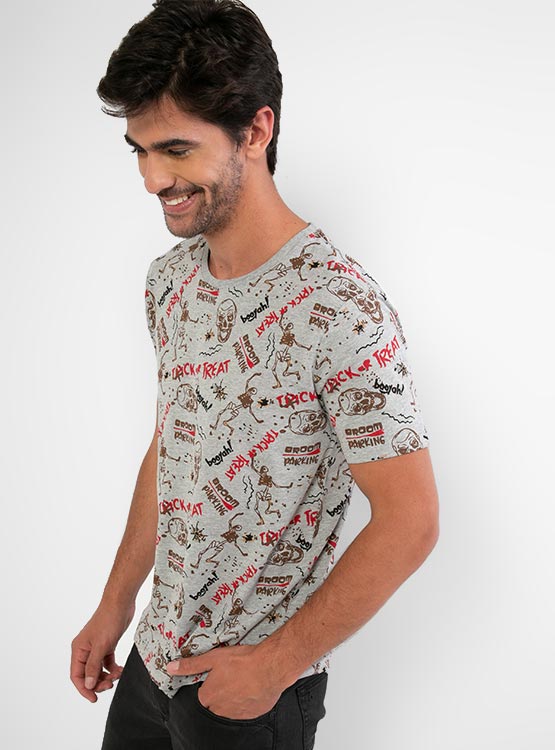 POLERA INDEX FULL PRINT CUELLO REDONDO MANGA CORTA - 3