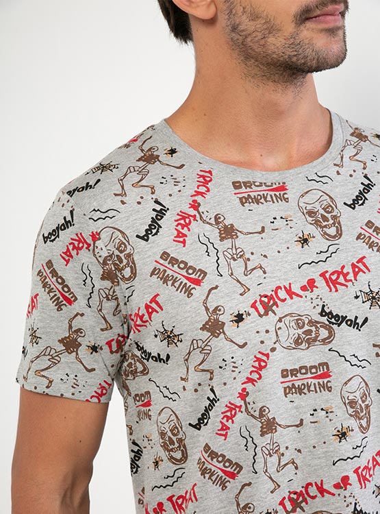 POLERA INDEX FULL PRINT CUELLO REDONDO MANGA CORTA - 4