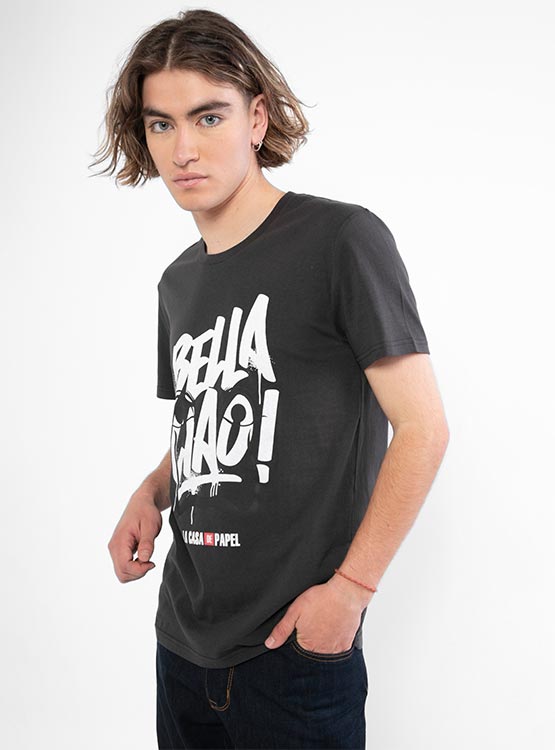POLERA INDEX CASA DE PAPEL NETFLIX CUELLO REDONDO MANGA CORTA - 4