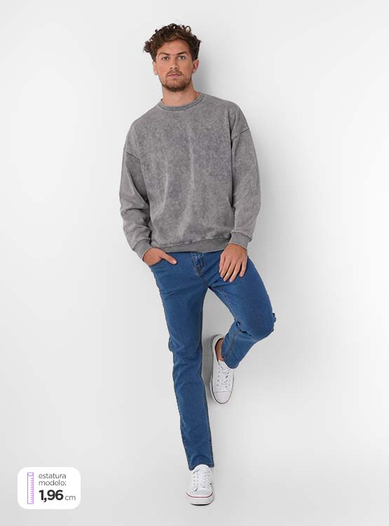 JEANS HOMBRE INDEX LISO BASICO SLIM - 1