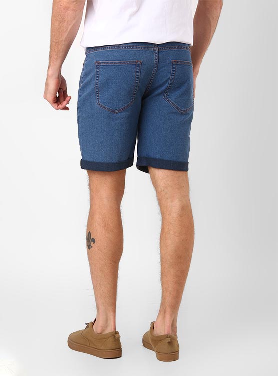 BERMUDA ALGODÓN HOMBRE INDEX DENIM - 3