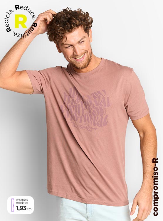 POLERA MANGA CORTA FRONT Y BACK PRINT INDEX