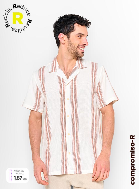 CAMISA INDEX MANGA CORTA LÍNEAS