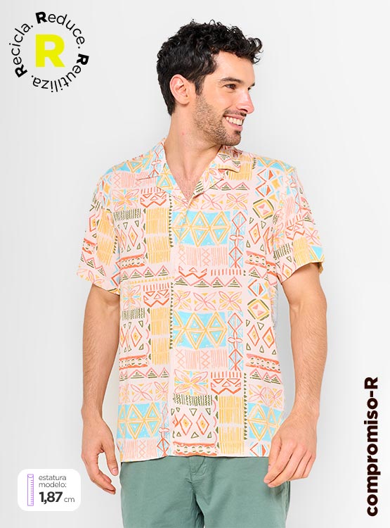 CAMISA INDEX MANGA CORTA PRINT
