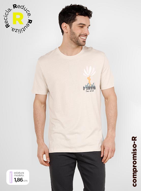 POLERA INDEX MANGA CORTA PRINT - 1