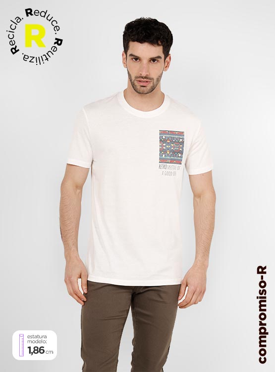 POLERA INDEX MANGA CORTA PRINT - 1
