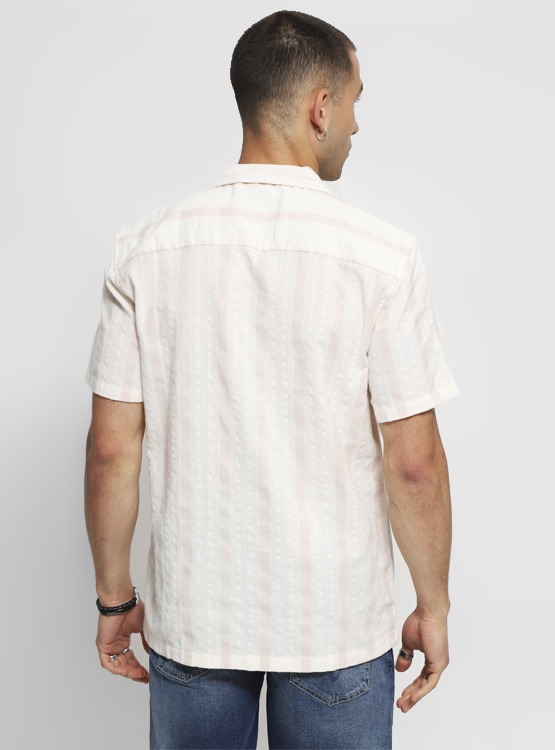 CAMISA INDEX TEJIDA CON RAYAS - 2