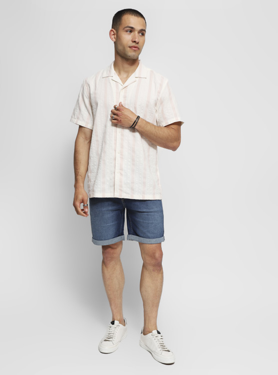 CAMISA INDEX TEJIDA CON RAYAS - 4