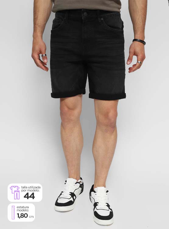 BERMUDA ALGODÓN HOMBRE INDEX DENIM BÁSICO - 1