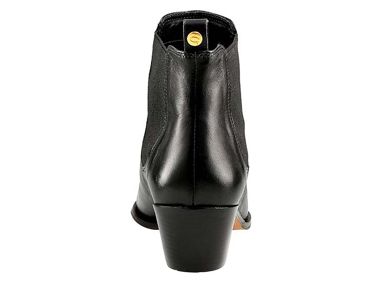 Ripley - BOTINES MUJER GACEL CUERO NEGRO BECKY