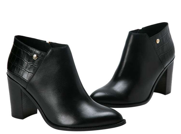 BOTINES MUJER GACEL CUERO NEGRO FRANCIS