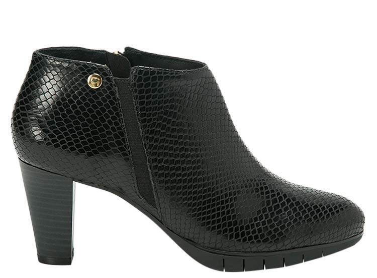 Ripley - BOTINES MUJER GACEL CUERO NEGRO CATRINA