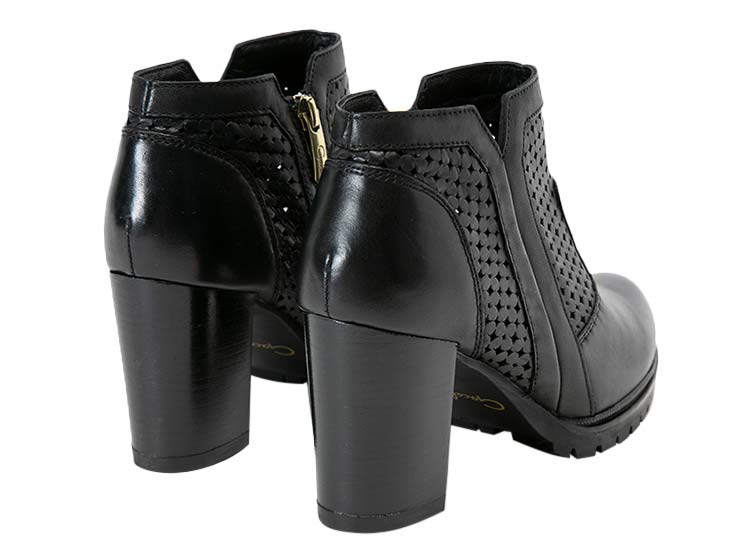 BOTINES MUJER GACEL CUERO NEGRO CANDICE 656878