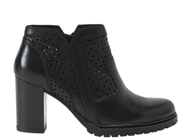 BOTINES MUJER GACEL CUERO NEGRO CANDICE 656878