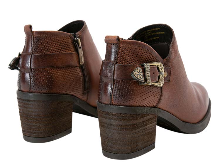 BOTINES MUJER GACEL CUERO CAFE PIERA