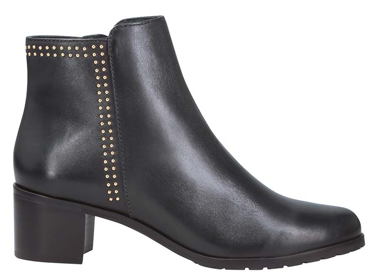 Ripley - BOTINES MUJER GACEL CUERO NEGRO ALFONSINA 655903