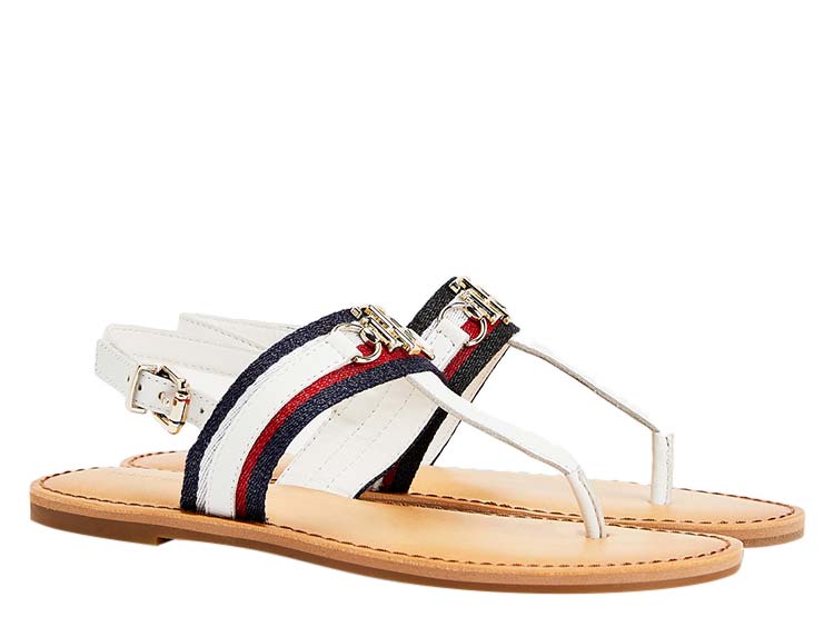 Tommy Hilfiger GRADIENT - Sandalias de cuña - desert sky/azul marino -  Zalando.es