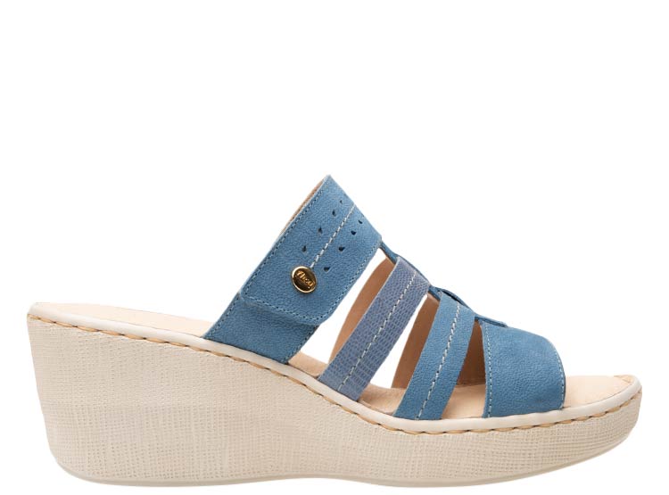 Sandalias de tacón alto y grueso para mujer, sandalias de cuña azul marino  para mujer, talla 7 : Ropa, Zapatos y Joyería - Amazon.com