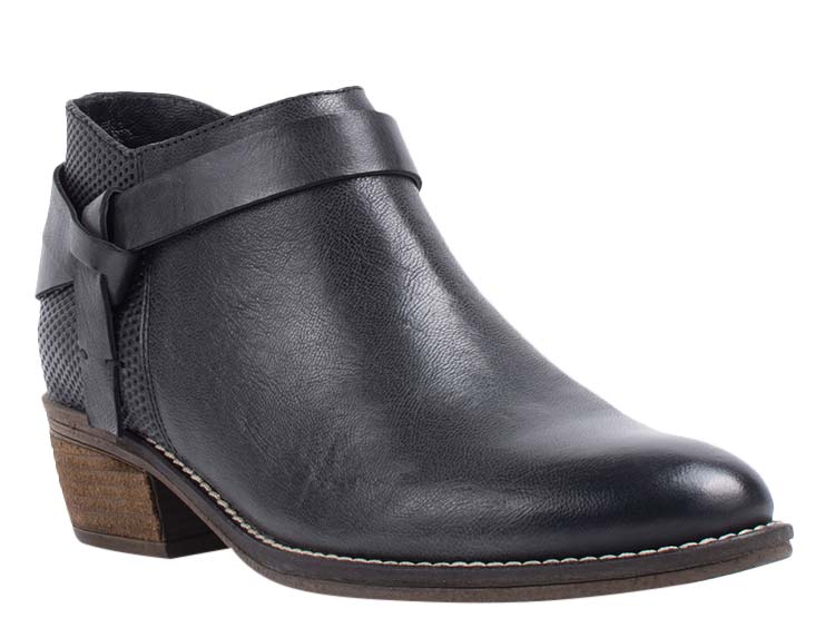 BOTINES MUJER GACEL CUERO NEGRO GINA 657427