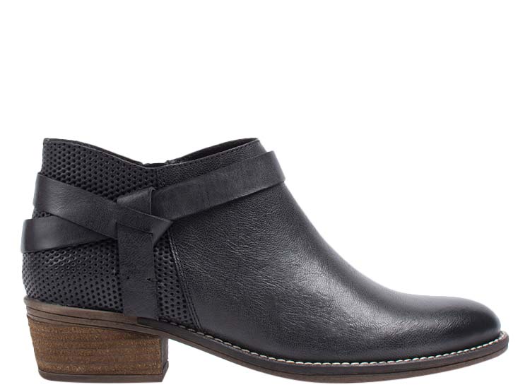 BOTINES MUJER GACEL CUERO NEGRO GINA 657427