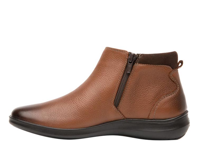 BOTINES MUJER FLEXI CUERO CAFE 25913 - 4