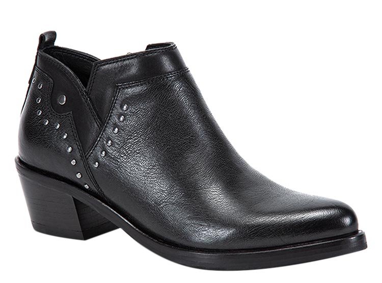Ripley - BOTINES MUJER GACEL CUERO NEGRO MADISON