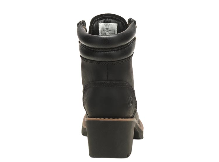 BOTINES MUJER CAT CUERO NEGRO REWRITE - 3