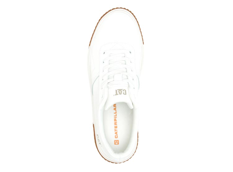 ZAPATILLAS MUJER CAT URBANAS BLANCO AMB CUERO - 4