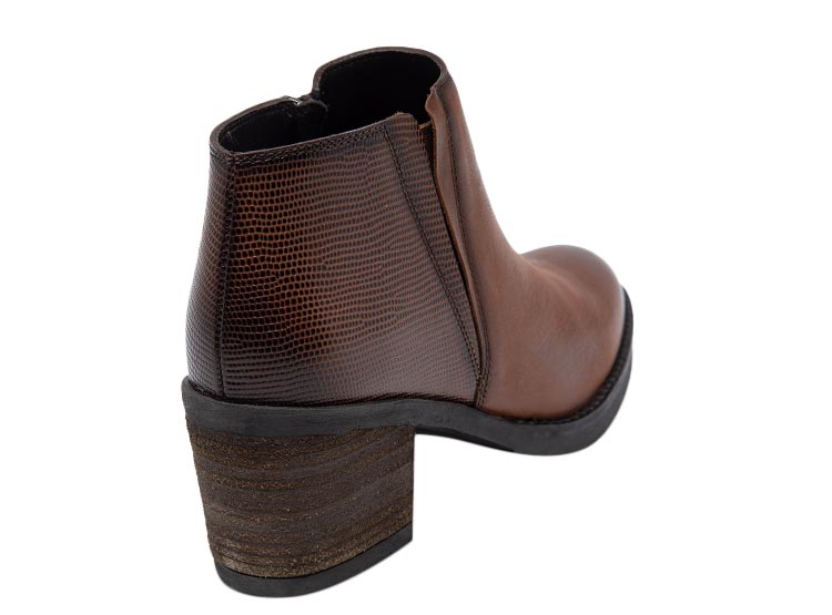 BOTINES MUJER GACEL CUERO CAFE PIERA