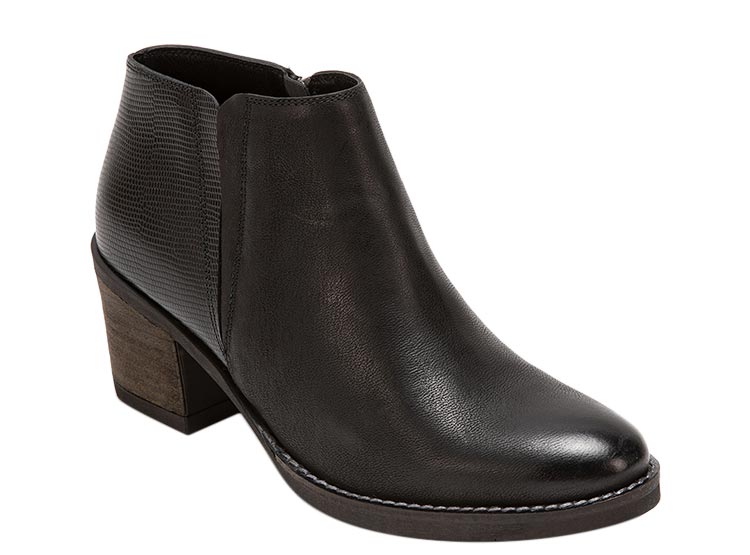 BOTINES MUJER GACEL CUERO NEGRO PIERA