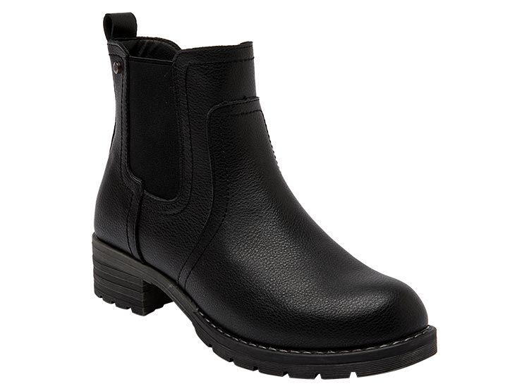 BOTINES MUJER CARRANO CUERO NEGRO RH011  - 2