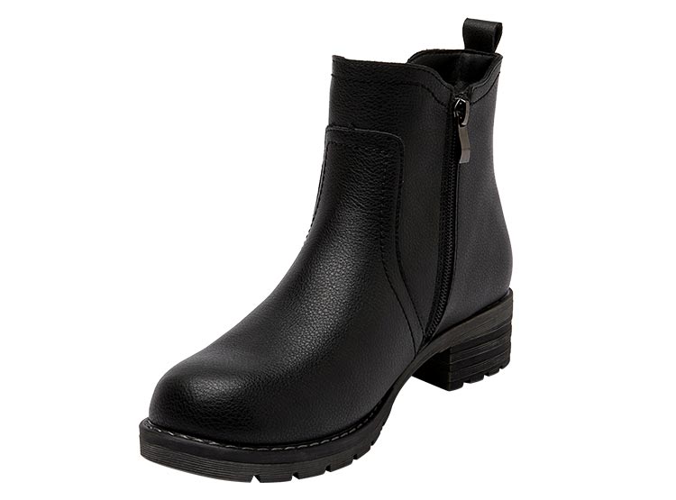 BOTINES MUJER CARRANO CUERO NEGRO RH011  - 3