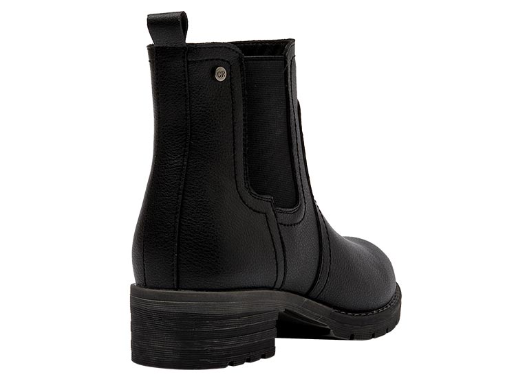 BOTINES MUJER CARRANO CUERO NEGRO RH011  - 5