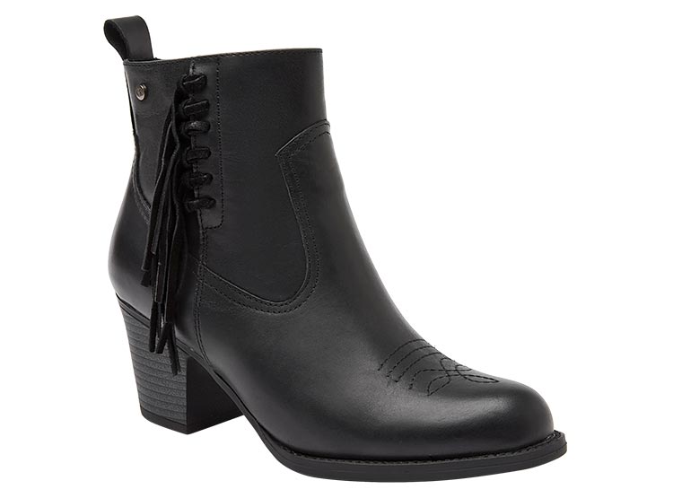 Ripley - BOTINES CUERO MUJER CARRANO NEGRO RJ032
