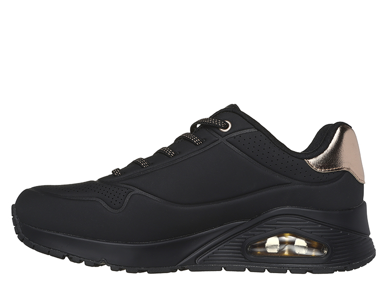 ZAPATILLAS MUJER SKECHERS NEGRO UNO SHIMMER AWAY - 3