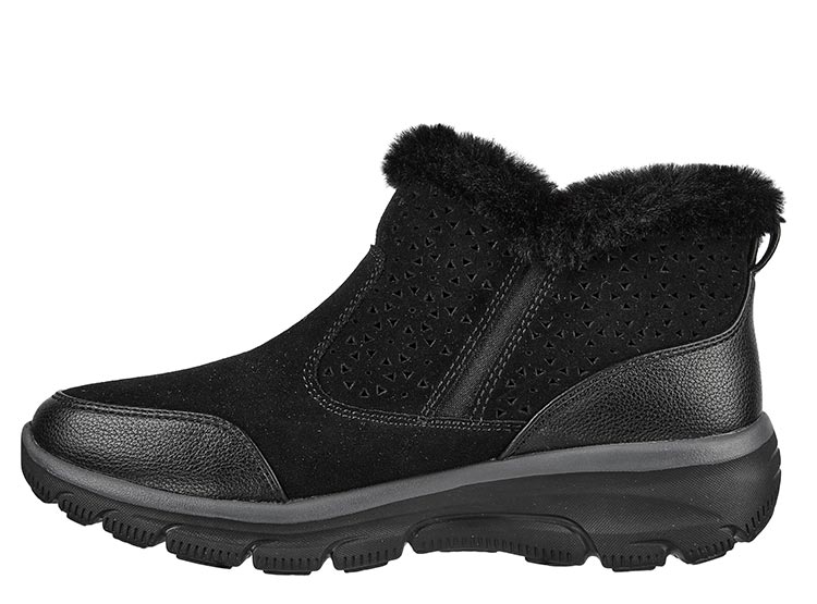 BOTINES CUERO MUJER SKECHERS NEGRO EASY GOING PERFECT SNUGGLE - 3