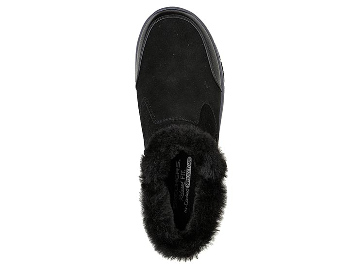 BOTINES CUERO MUJER SKECHERS NEGRO EASY GOING PERFECT SNUGGLE - 4