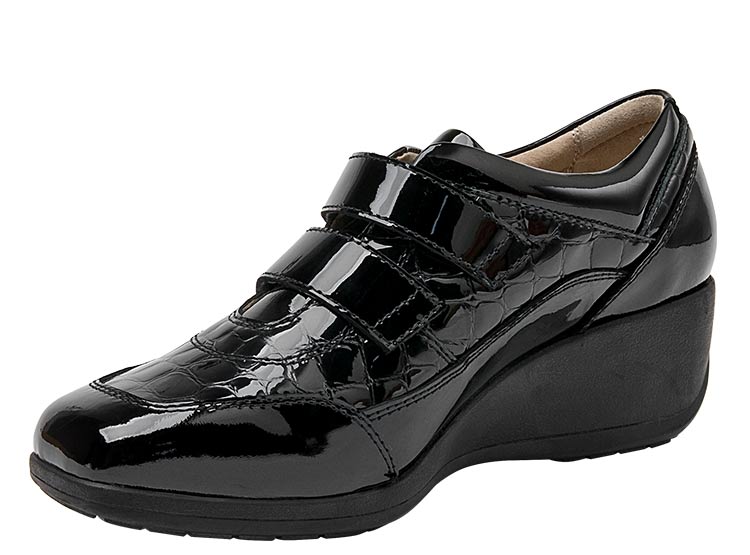 ZAPATOS CUERO MUJER 16 HRS NEGRO K017 - 3