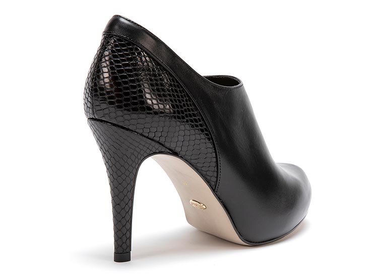 BOTINES CUERO MUJER GACEL NEGRO OLGA