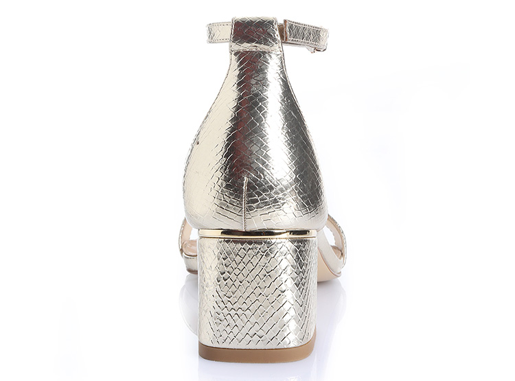 SANDALIAS MUJER VIA UNO DORADO 22532604 - 3