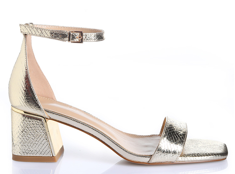 SANDALIAS MUJER VIA UNO DORADO 22532604 - 1
