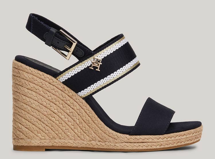 SANDALIAS MUJER TOMMY HILFIGER AZUL MARINO FW0FW08045