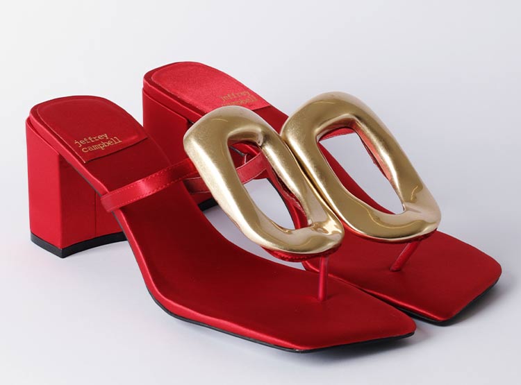SANDALIAS MUJER JEFFREY CAMPBELL ROJO JC-1131-3-3 - 2